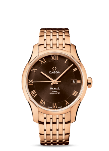 Omega De Ville Co-Axial 41 Red Gold / Brown / Bracelet